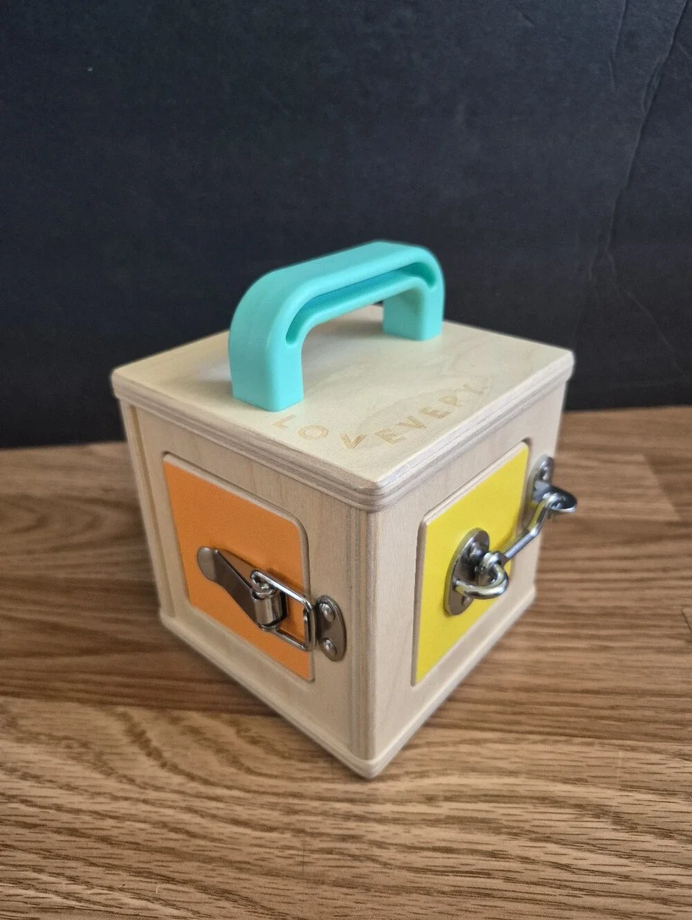 Lovevery Wooden Lock Box Toy